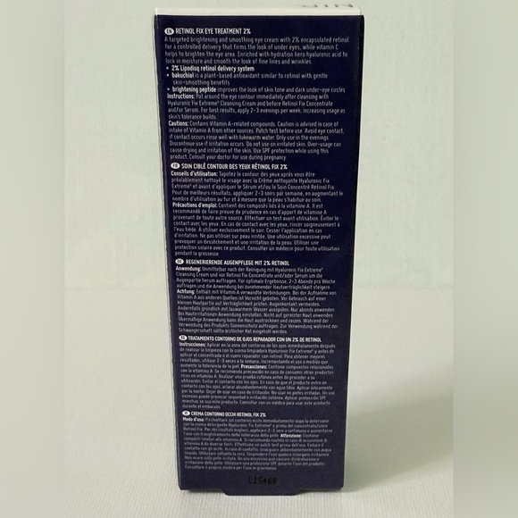 NIP+FAB RENEW Retinol Fix Eye Treatment 2% Full Size 0.5 oz (15 mL) New In Box. - Picture 3 of 5